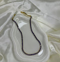 PURPLE ZIRCONIA NECKLACE