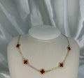 RED CLOVER NECKLACE
