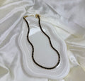 BLACK ZIRCONIA NECKLACE