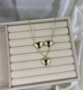 BEE NECKLACE + EARRING SET