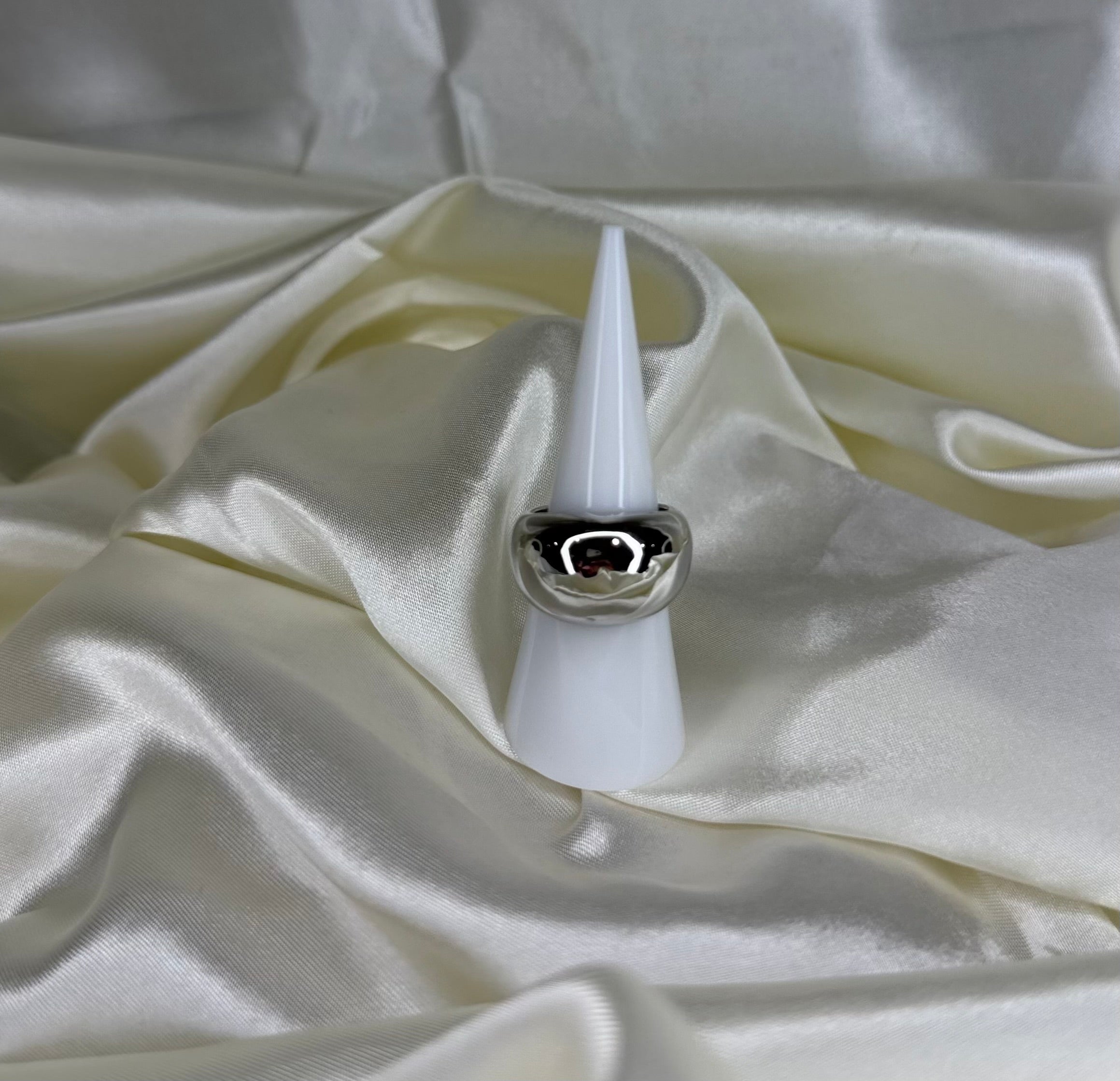 SILVER MAXI RING