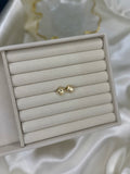 GOLD CLOVER EARRINGS