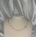 WHITE CLOVER NECKLACE