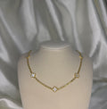 WHITE CLOVER NECKLACE