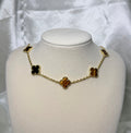 COFFEE CLOVER NECKLACE