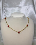 RED HEART NECKLACE