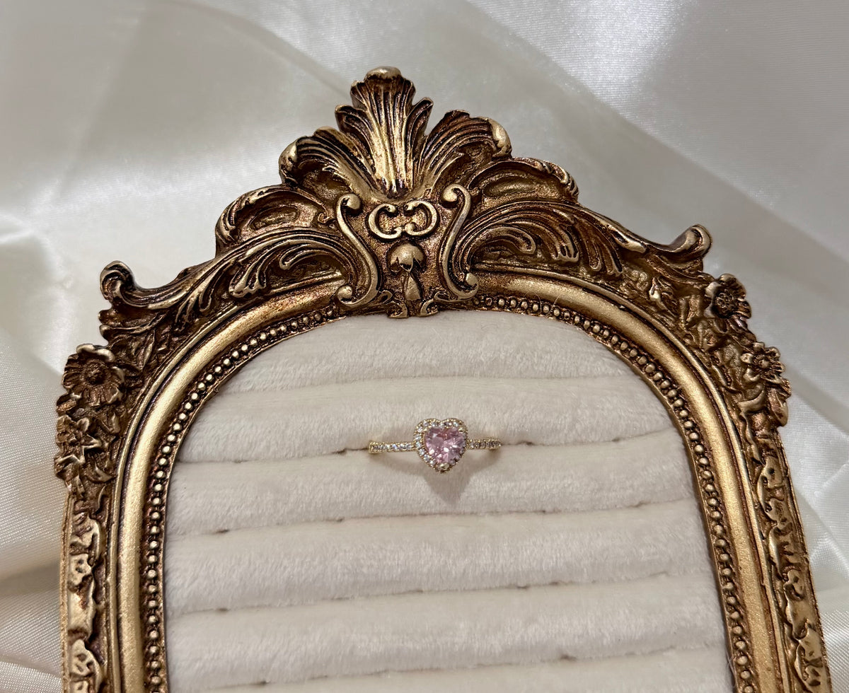 PINK HEART RING