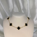 BLACK CLOVER NECKLACE