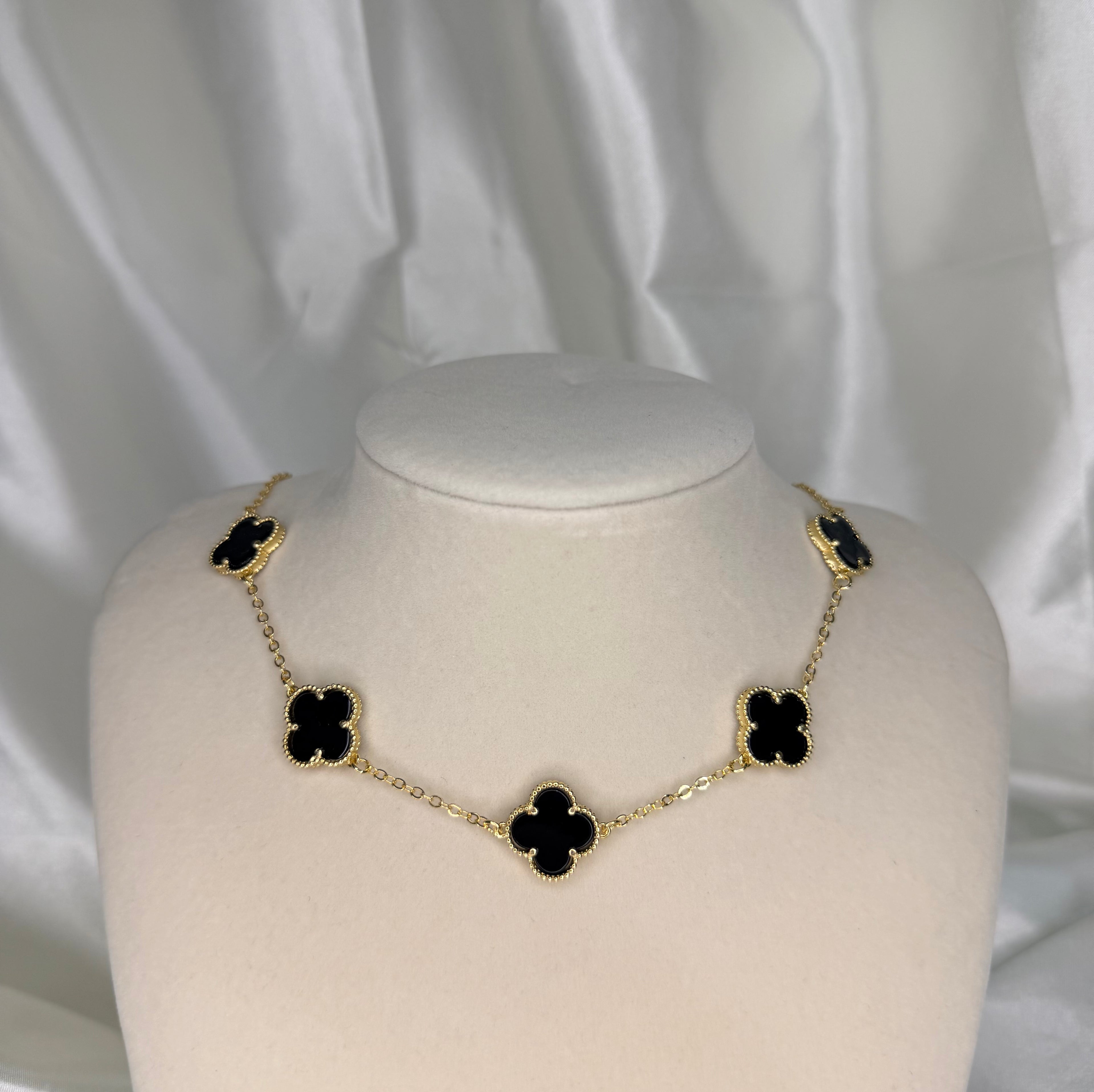 BLACK CLOVER NECKLACE