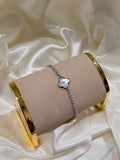 SILVER CLOVER BRACELET