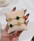 GREEN CLOVER BRACELET