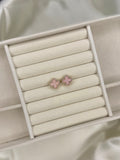 PINK CLOVER EARRINGS